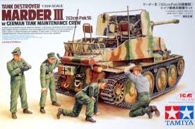 Tank Destroyer Marder III with Crew - 1/35 Scale Tamiya 89751
