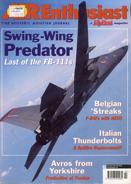Air Enthusiast March-April 2002 No.98 - Key Publishing Ltd. TAS018866