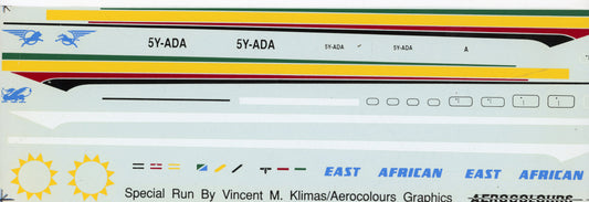 East African Airways Vickers VC10-1154 - 1/144 Scale Aerocolours TAS5101