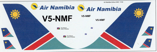 Air Namibia Airbus A340 V5-NMF - 1/144 Scale MAV Decals TAS5107