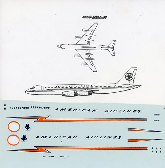 American Airlines Convair 990 - 1/144 Scale Sasquatch TAS5120