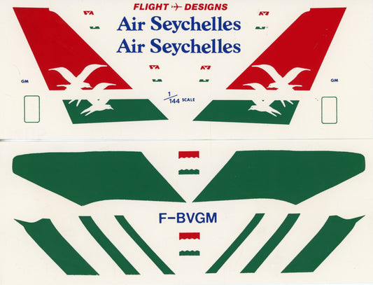 Air Seychelles Airbus A300 Decal Set - 1/144 Scale Flight Designs TAS5125