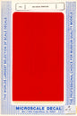 Red Decal Trim Film - Microscale Decal TF-5