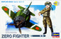 Zero Fighter Egg Plane - Hasegawa TH08