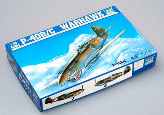 Curtiss P-40B/C Warhawk 1/72 Scale Trumpeter 01632