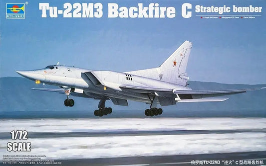 Tupolev Tu-22M3 Backfire C -  1/72 Scale Trumpeter 01656