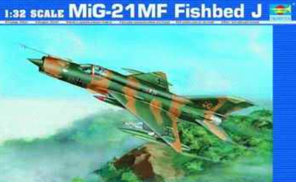 MiG-21MF Fishbed J 1/32 Scale Trumpeter 02218