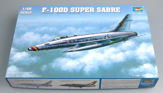 North American F-100D Super Sabre 1/48 Scale Trumpeter 02839