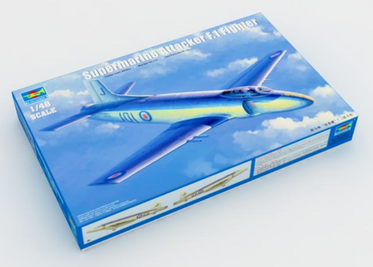 Supermarine Attacker F.1 1/48 Scale Trumpeter 02866
