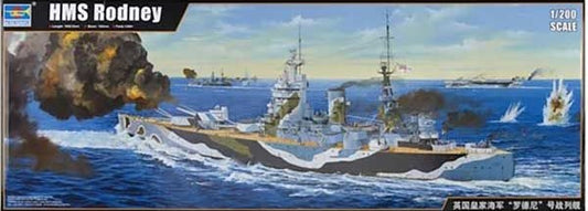 HMS Rodney - 1/200 Scale Trumpeter 03709