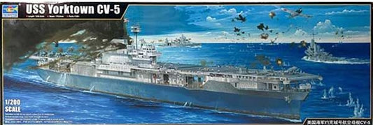 USS Yorktown CV-5  - 1/200 Scale Trumpeter 03711