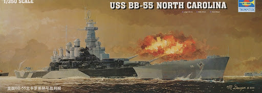 BB-55 North Carolina Battleship - 1/350 Scale Trumpeter 05303