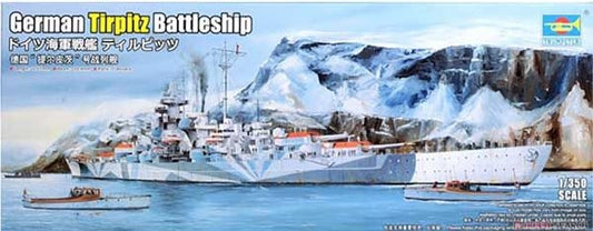 Tirpitz Battleship - 1/350 Scale Trumpeter 05359