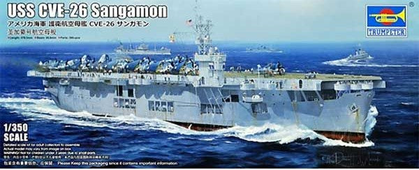 USS Sangamon CVE-26 - 1/350 Scale Trumpeter 05369