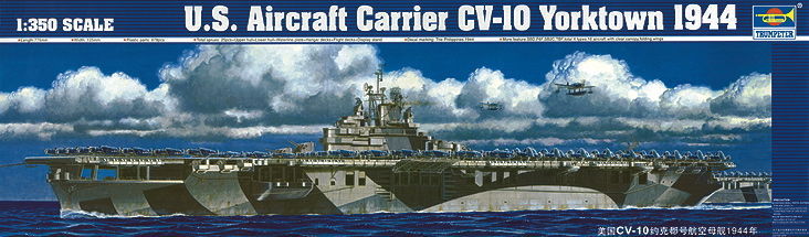 U.S. Aircraft Carrier Yorktown CV-10 1944  - 1/350 Scale Trumpeter 05603
