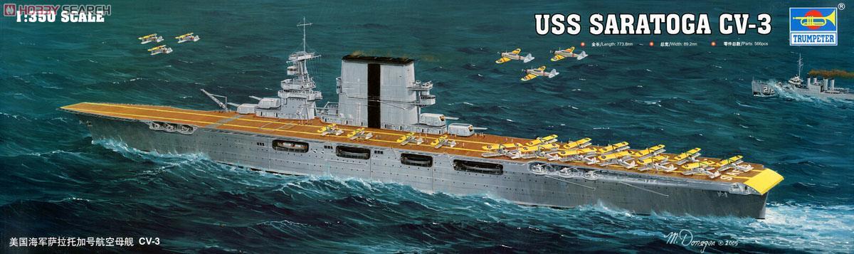 Aircraft Carrier Saratoga CV-3 - 1/350 Scale Trumpeter 05607