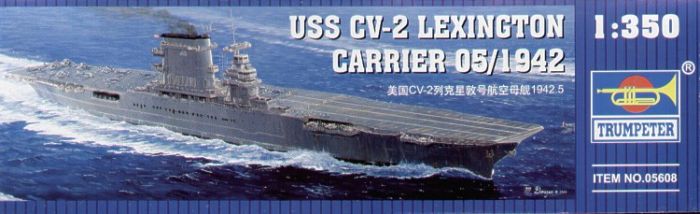 Aircraft Carrier Lexington CV-2 - 1/350 Scale Trumpeter 05608