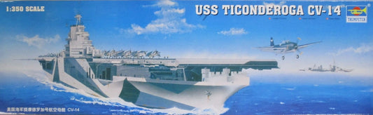 Aircraft Carrier Ticonderoga CV-14 - 1/350 Scale Trumpeter 05609