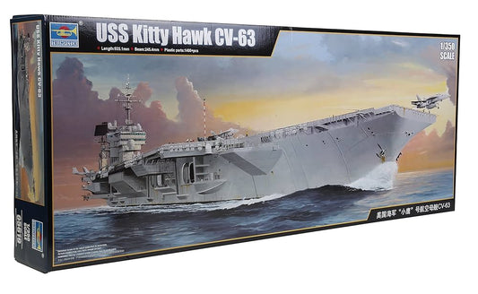 Aircraft Carrier Kitty Hawk CV-63 - 1/350 Scale Trumpeter 05619