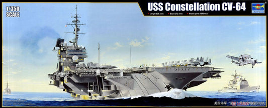 Aircraft Carrier Constellation CV-64 - 1/350 Scale Trumpeter 05620