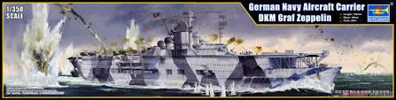 German Aircraft Carrier DKM Graf Zeppelin - 1/350 Scale Trumpeter 05627