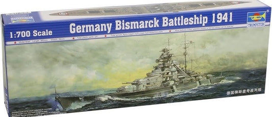 Battleship Bismarck 1941 - 1/700 Scale Trumpeter 05711