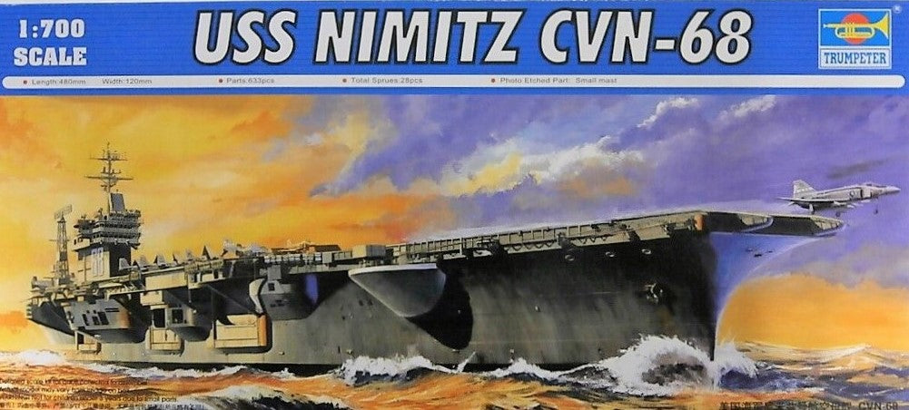 Aircraft Carrier USS Nimitz CVN-68  - 1/700 Scale Trumpeter 05714