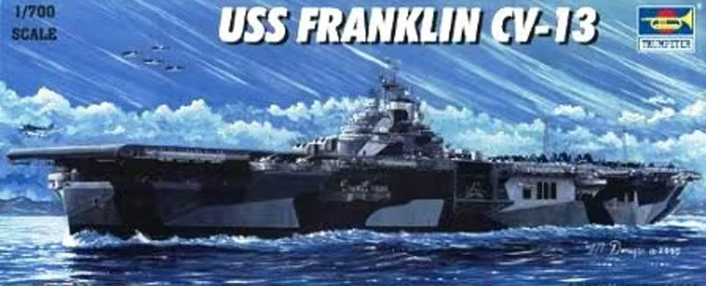 Aircraft Carrier USS Franklin CV-13 - 1/700 Scale Trumpeter 05730