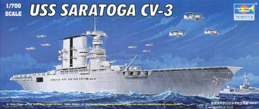 Aircraft Carrier USS Saratoga CV-3 - 1/700 Scale Trumpeter 05738