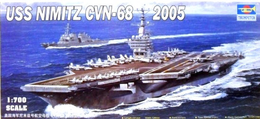 Aircraft Carrier USS Nimitz CV-68 2005 - 1/700 Scale Trumpeter 05739