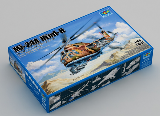 Mil Mi-24A Hind-B 1/48 Scale Trumpeter 05828