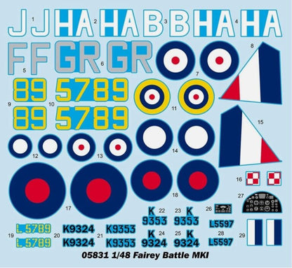Fairey Battle Mk.1 - 1/48 Scale - Trumpeter - TRU05831