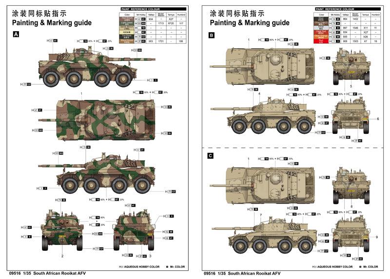 Rooikat AFV - 1/35 Scale Trumpeter 09516