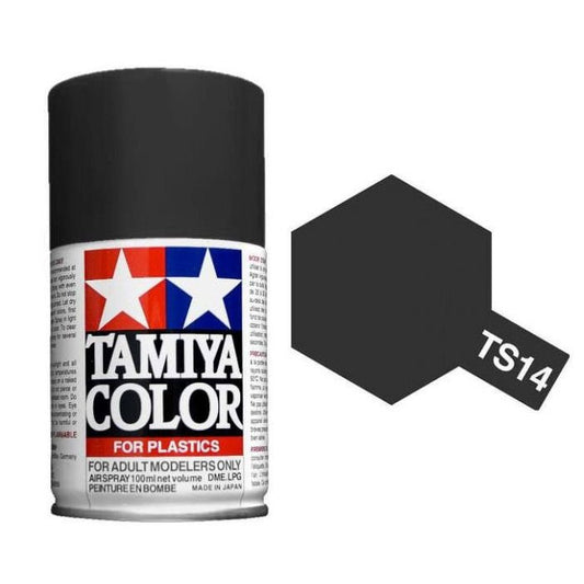 Black Gloss 100ml Spray Can - Tamiya TS-14