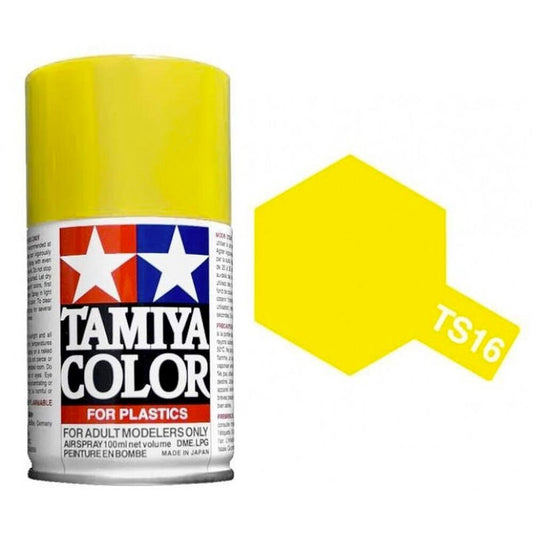 Yellow Gloss 100ml Spray Can - Tamiya TS-16