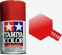 Metallic Red Gloss 100ml Spray Can = Tamiya TS-18