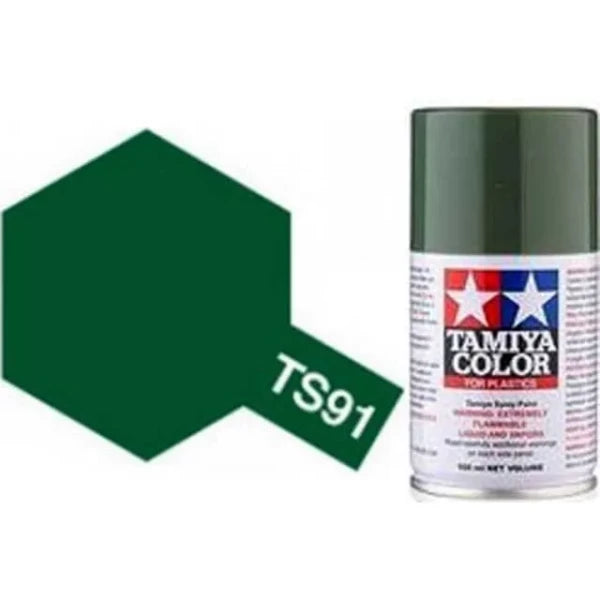 Dark Green (JGSDF) Gloss 100ml Spray Can - Tamiya TS-91