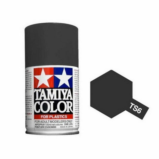Black Matt 100ml Spray Can - Tamiya TS-6
