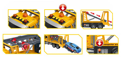 Transporter Truck & Car (38cm) Toy Star TS666-56P
