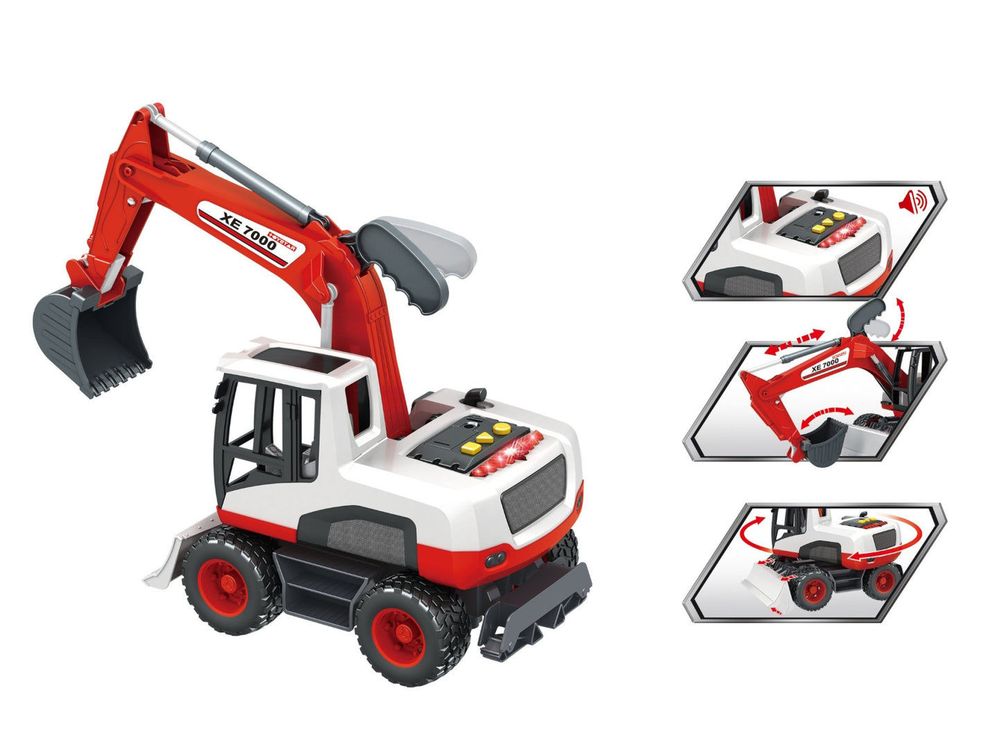 Excavator (32cm) Toy Star TS666-60P