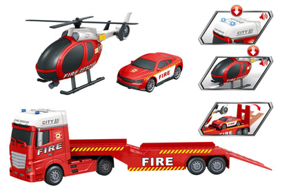 Fire Rescue Transporter Set (53cm) Toy Star TS666-67F