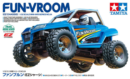Fun-Vroom (EZ) Mini 4WD - 1/32 Scale Tamiya 19024