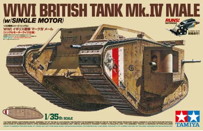 British Mk.IV Male (1 Motor) - 1/35 Scale Tamiya 30057