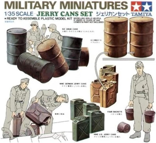Jerry Can Set 1/35 Scale Tamiya 35026