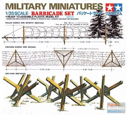 Barricade Set 1/35 Scale Tamiya 35027