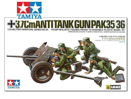 German 37mm Anti-tank  - 1/35 Scale Tamiya 35035
