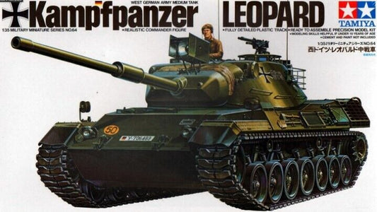 West German Leopard Tank - 1/35 Scale Tamiya 35064