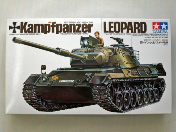 West German Leopard Tank 1/35 Scale Tamiya 35064