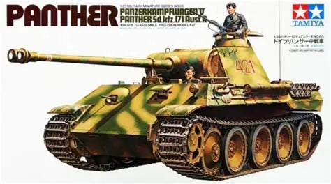 German Panther Medium Tank 1/35 Scale Tamiya 35065