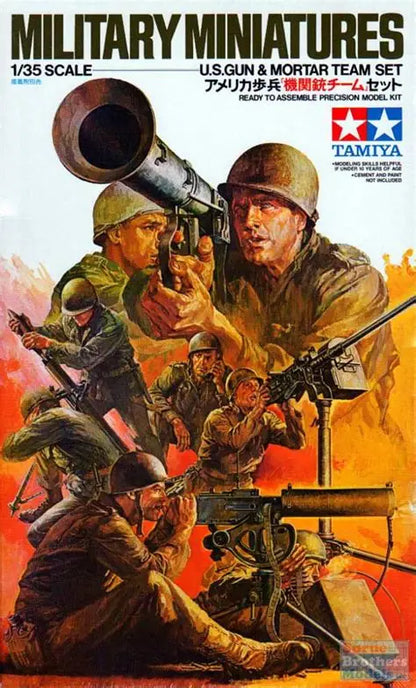 US Gun and Mortar Team 1/35 Scale Tamiya 35086